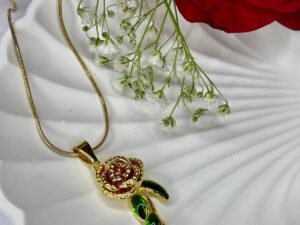 Rosybloom Red Necklace