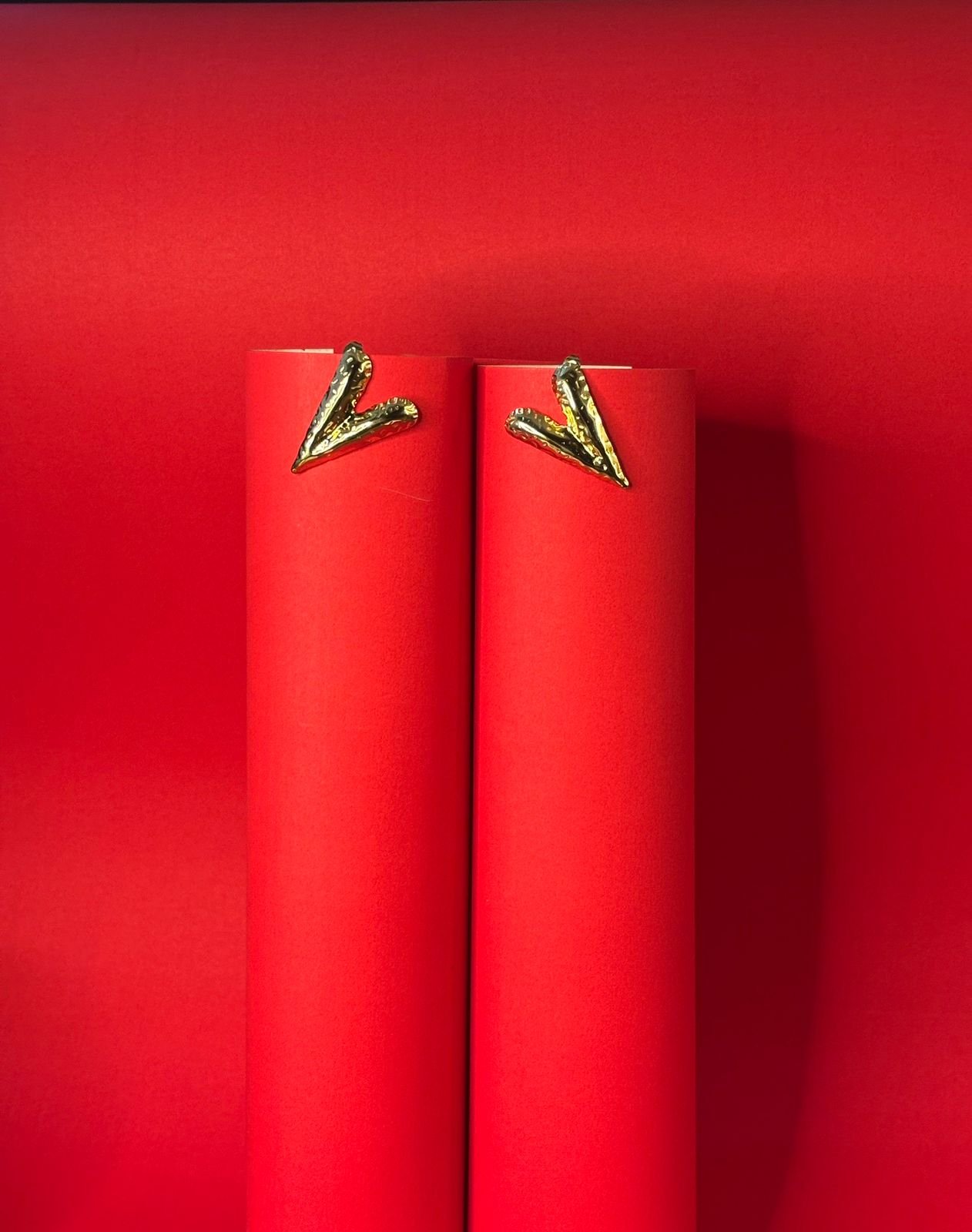 V Edge Studs Earrings