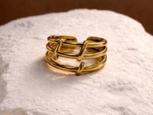Golden Grid Ring