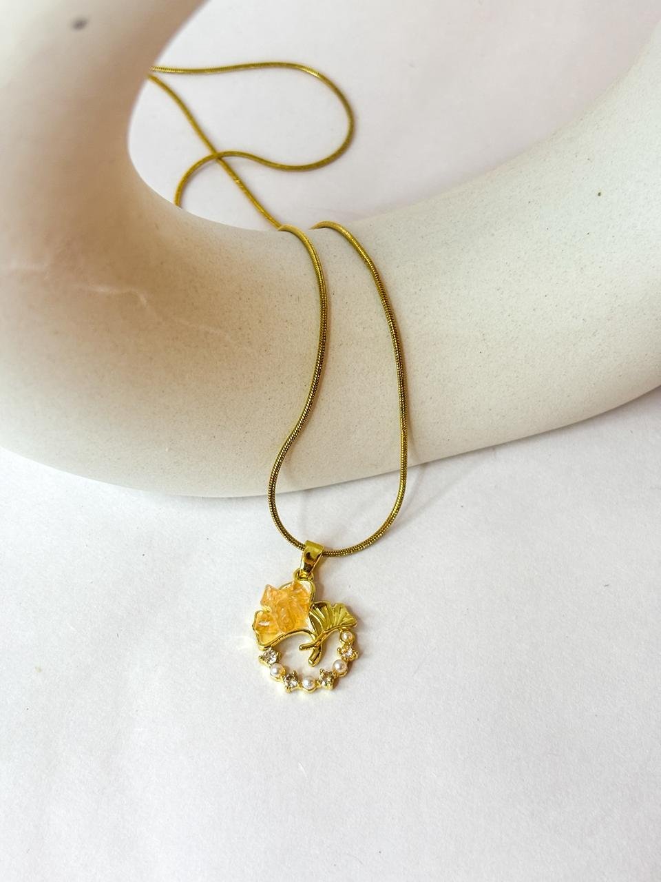 Floral Charm Necklace - Image 2