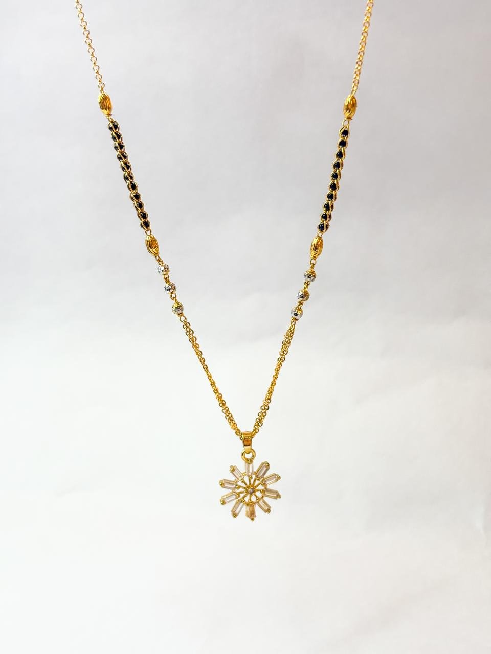 Radiant Bloom Star Mangalsutra