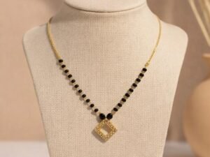 Golden Aura Diamond-Shaped Mangalsutra