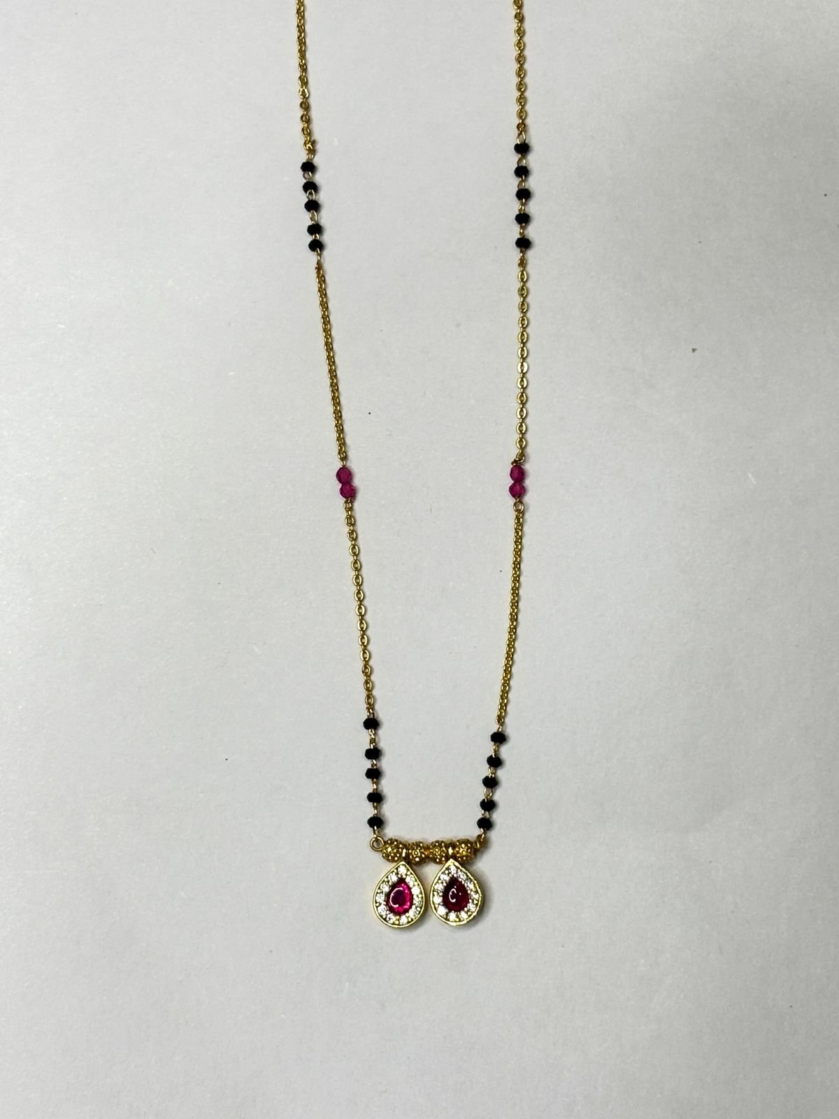 Elegant Pair Drop Mangalsutra - Image 2