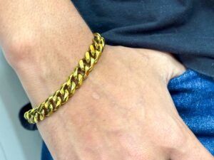 Golden Titan Cuban Link Bracelet