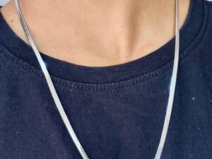 Royal Silver Herringbone Chain