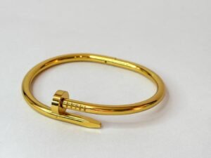 Classic Gold Nail Bracelet