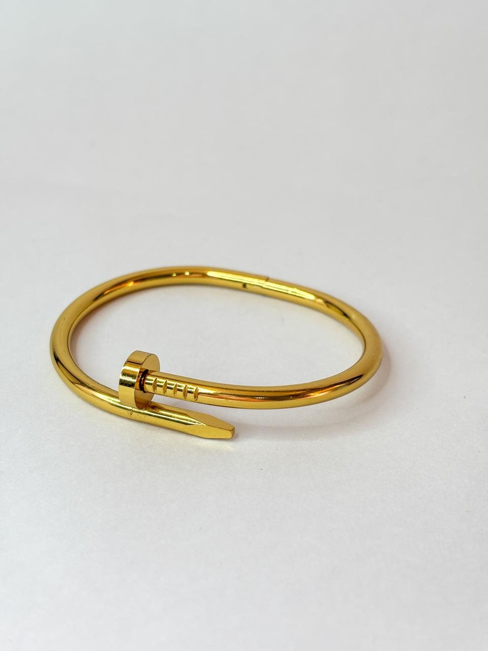 Classic Gold Nail Bracelet