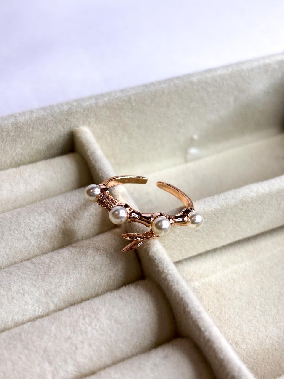 Elara Pearl Charm Ring - Image 6