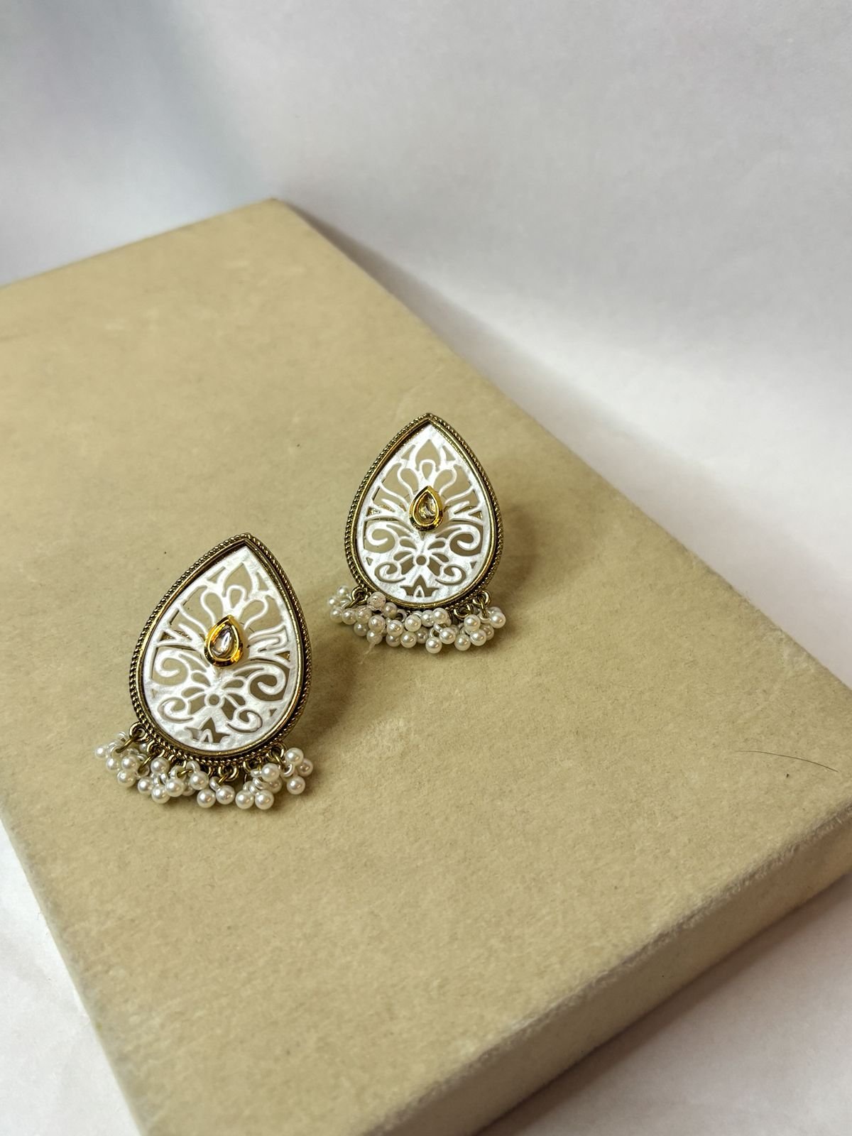 Noor Ivory Pearl Earrings