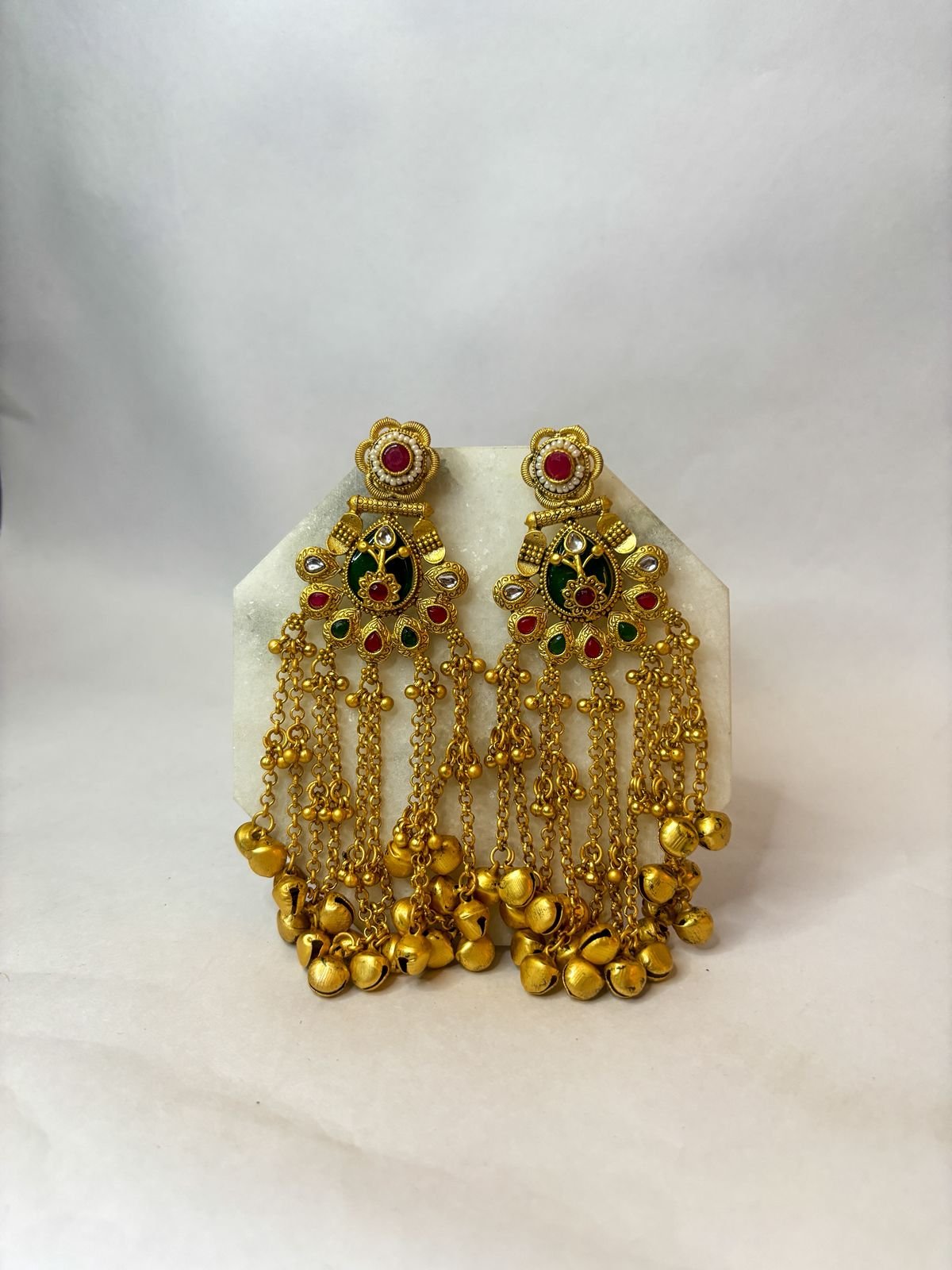 Rangrez Kashmiri Tassel Earrings by RosyBling