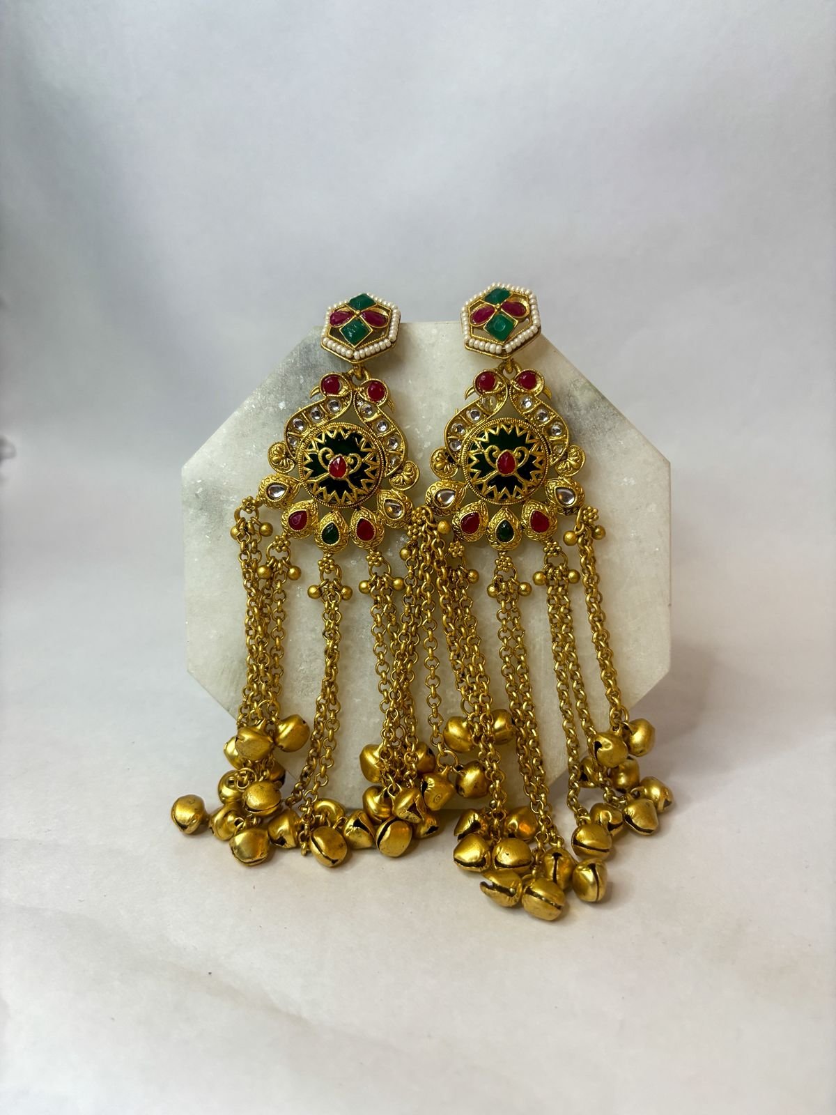Rangrez Kashmiri Ghungroo Earrings