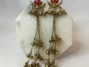 Noor Kashmiri Ghungroo Tassel Earrings