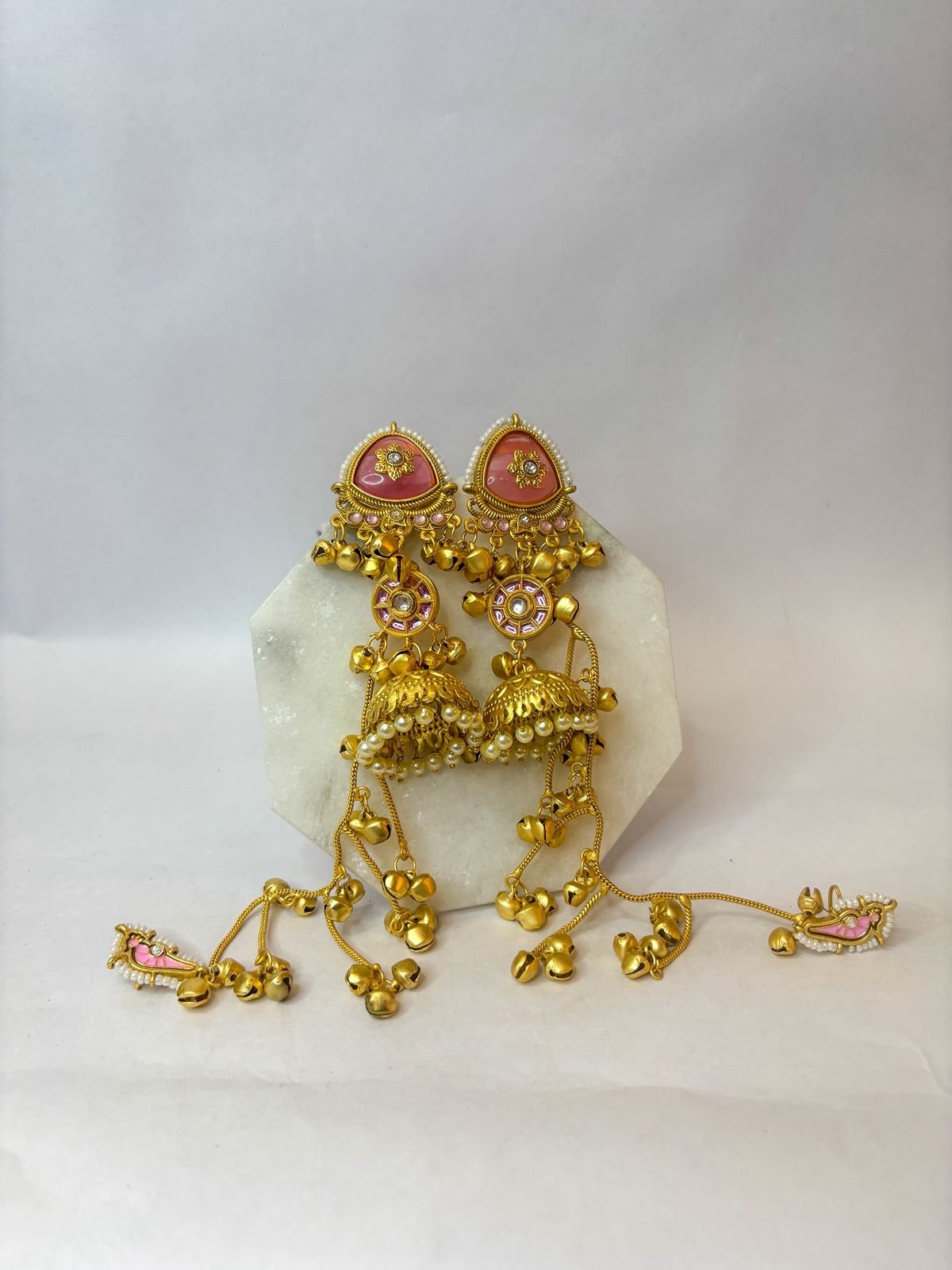 Gulbahar Kashmiri Jhumka Earrings