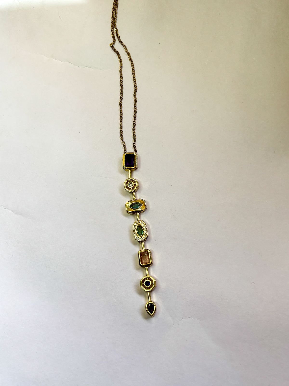 Navrang Statement Pendant Necklace by RosyBling - Image 3