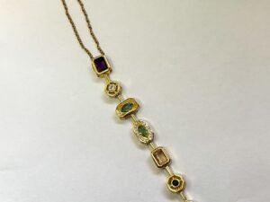 Navrang Statement Pendant Necklace by RosyBling