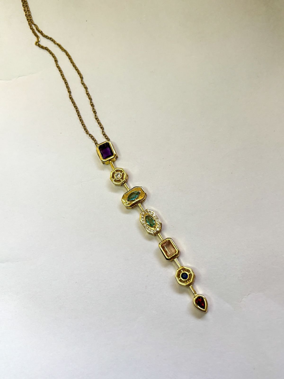 Navrang Statement Pendant Necklace by RosyBling