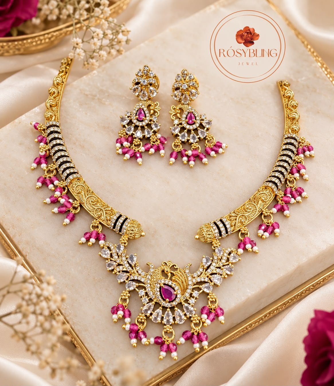 Rosa Rani Festive Necklace Set