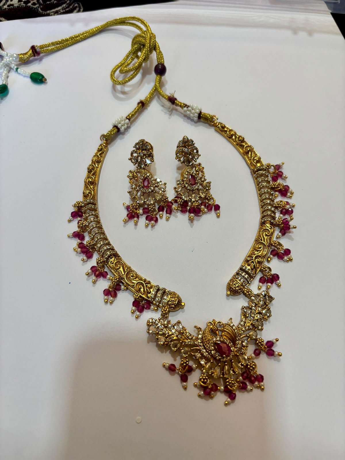 Rosa Rani Festive Necklace Set - Image 2